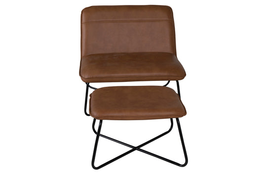 X-lounge fåtölj med fotpall