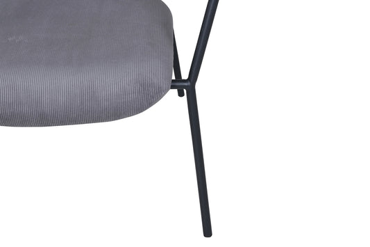 Duffy fåtölj, grå manchester/sammet