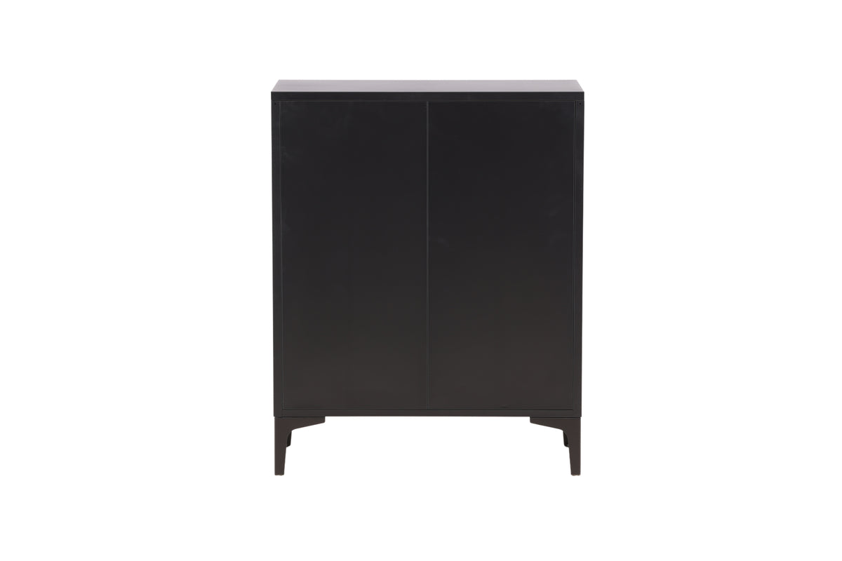 Piring byrå, svart 98x78x40