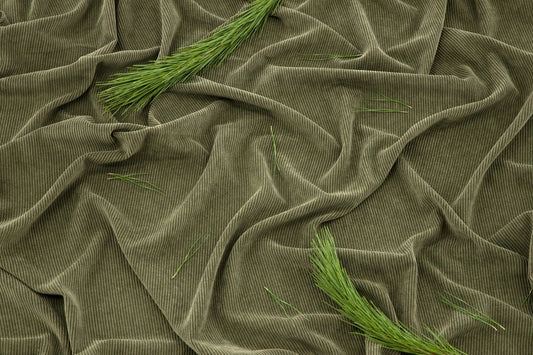 Elma gardiner 140x290, mossgrön (manchesterkänsla)