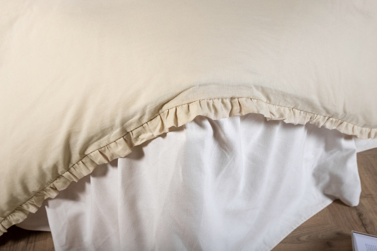 Lias påslakanset i bomull 200 x 150 cm, beige