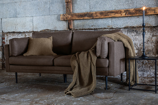 Boom soffa, brun