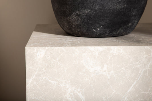 York soffbord 40 x 40 cm, beige