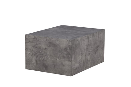 York soffbord 80 x 60 cm, mörkgrå