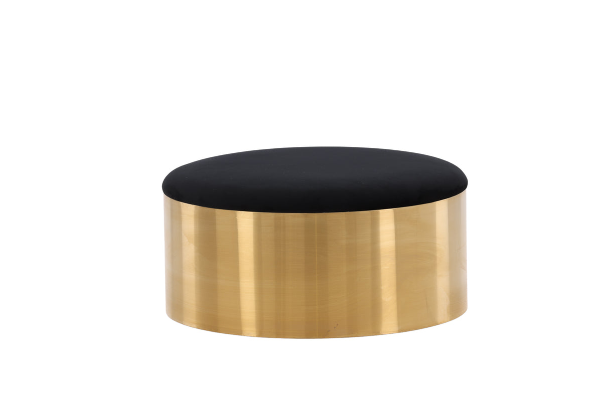 Puff puff, guld Ø75