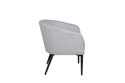 Fluffy fåtölj, grå