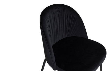 Wrinkles matstol x2, svart