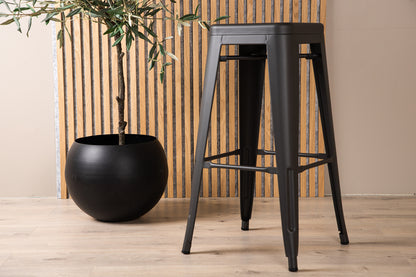 Tempe barstol x4, mörkgrå