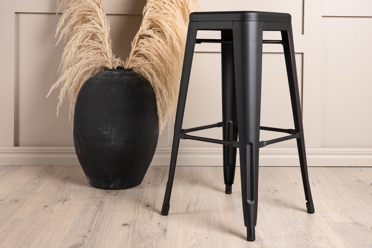 Tempe barstol x4, svart