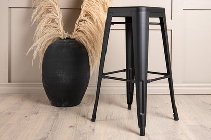 Tempe barstol x4, svart