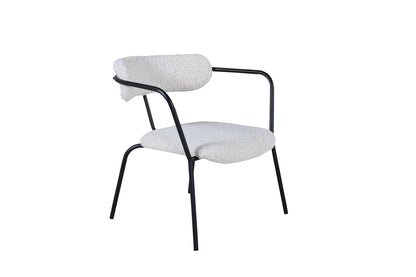 Duffy fåtölj, off-white teddytyg