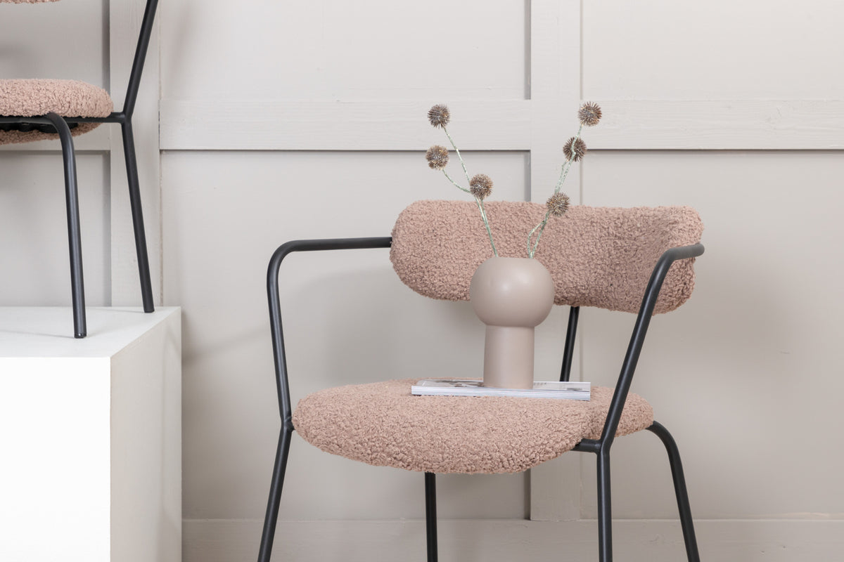 Duffy fåtölj, brun teddytyg