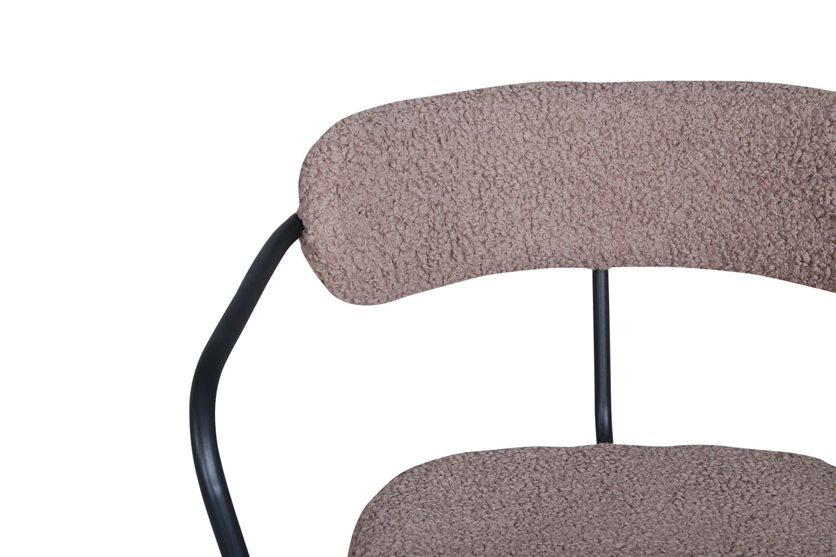 Duffy fåtölj, brun teddytyg