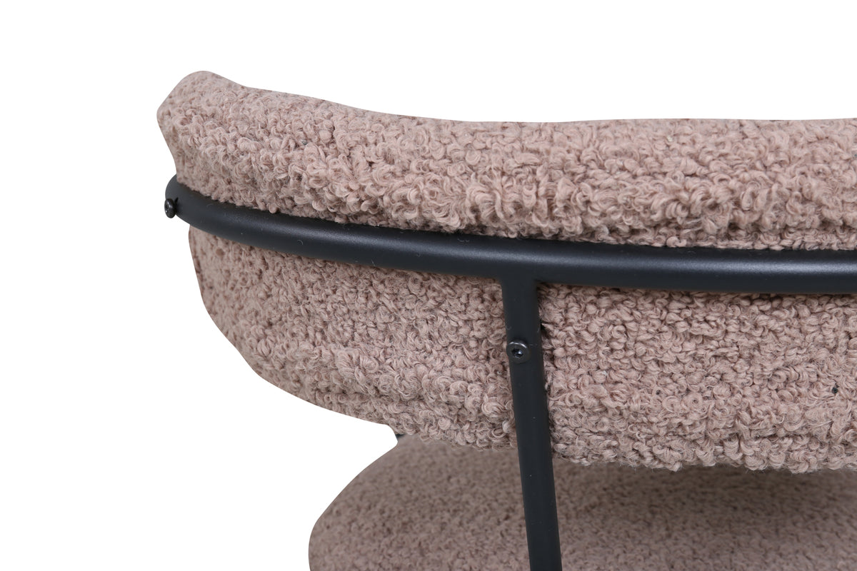 Duffy fåtölj, brun teddytyg