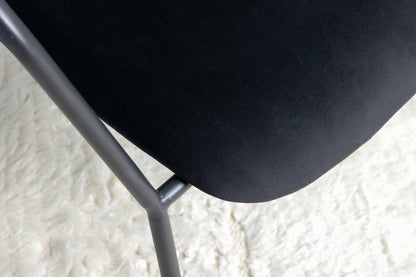 Duffy fåtölj, svart sammet