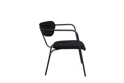 Duffy fåtölj, svart sammet