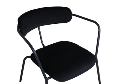 Duffy fåtölj, svart sammet