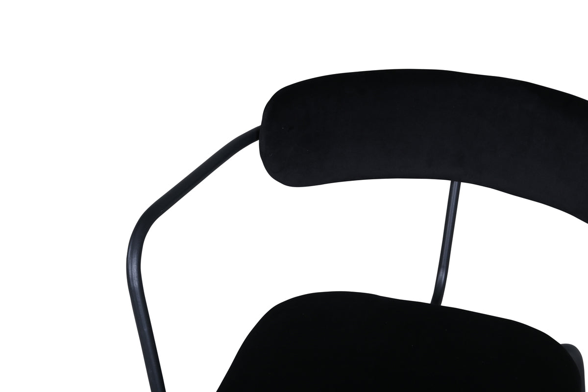 Duffy fåtölj, svart sammet