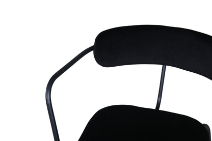 Duffy fåtölj, svart sammet