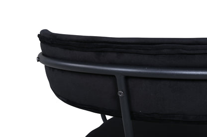 Duffy fåtölj, svart sammet