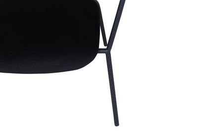 Duffy fåtölj, svart sammet