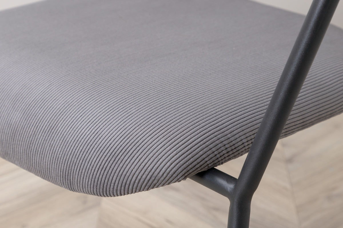 Duffy fåtölj, grå manchester/sammet