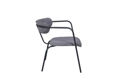 Duffy fåtölj, grå manchester/sammet