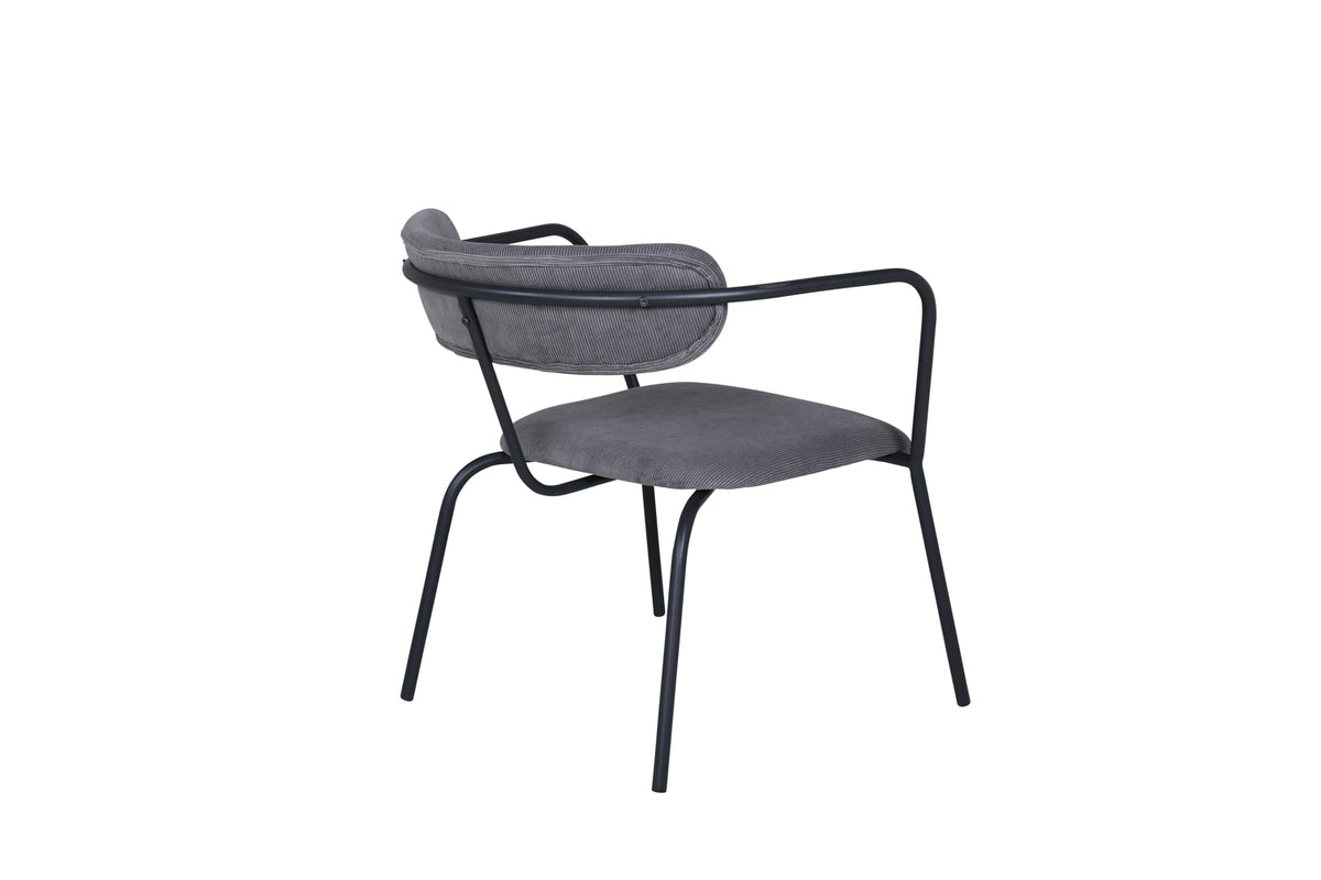 Duffy fåtölj, grå manchester/sammet