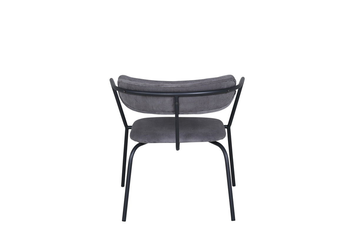 Duffy fåtölj, grå manchester/sammet