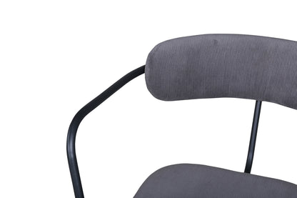 Duffy fåtölj, grå manchester/sammet