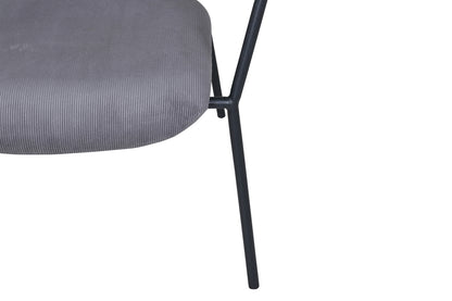 Duffy fåtölj, grå manchester/sammet