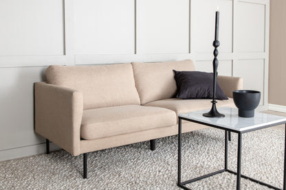 Zoom 2-sitssoffa, brun/beige