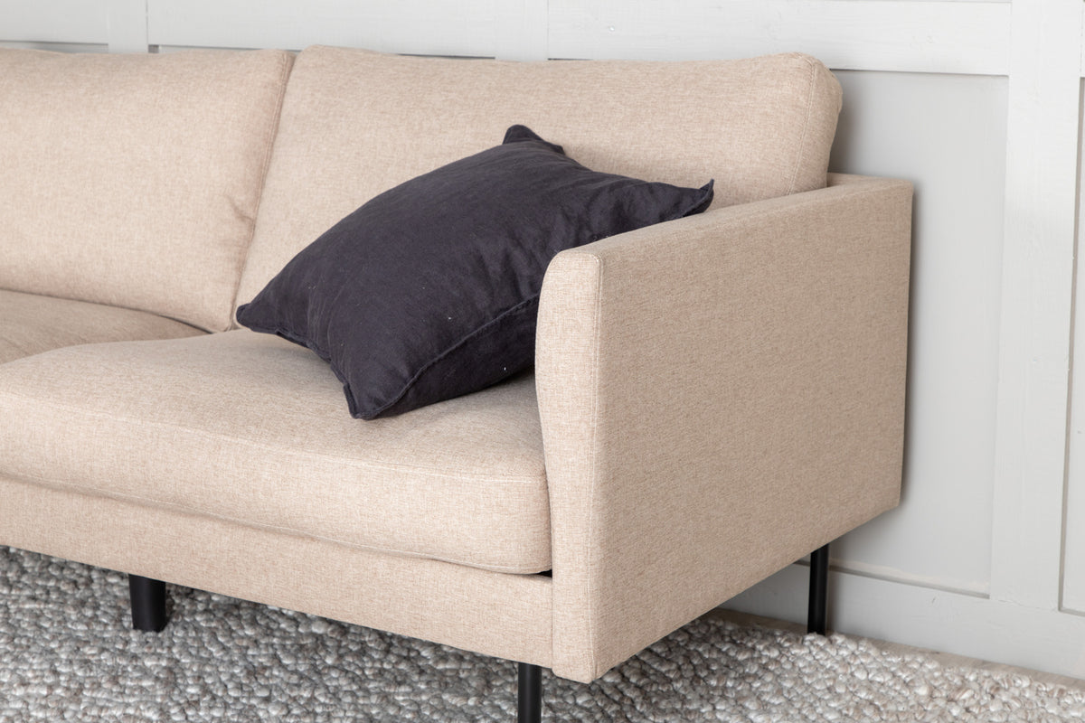 Zoom 2-sitssoffa, brun/beige