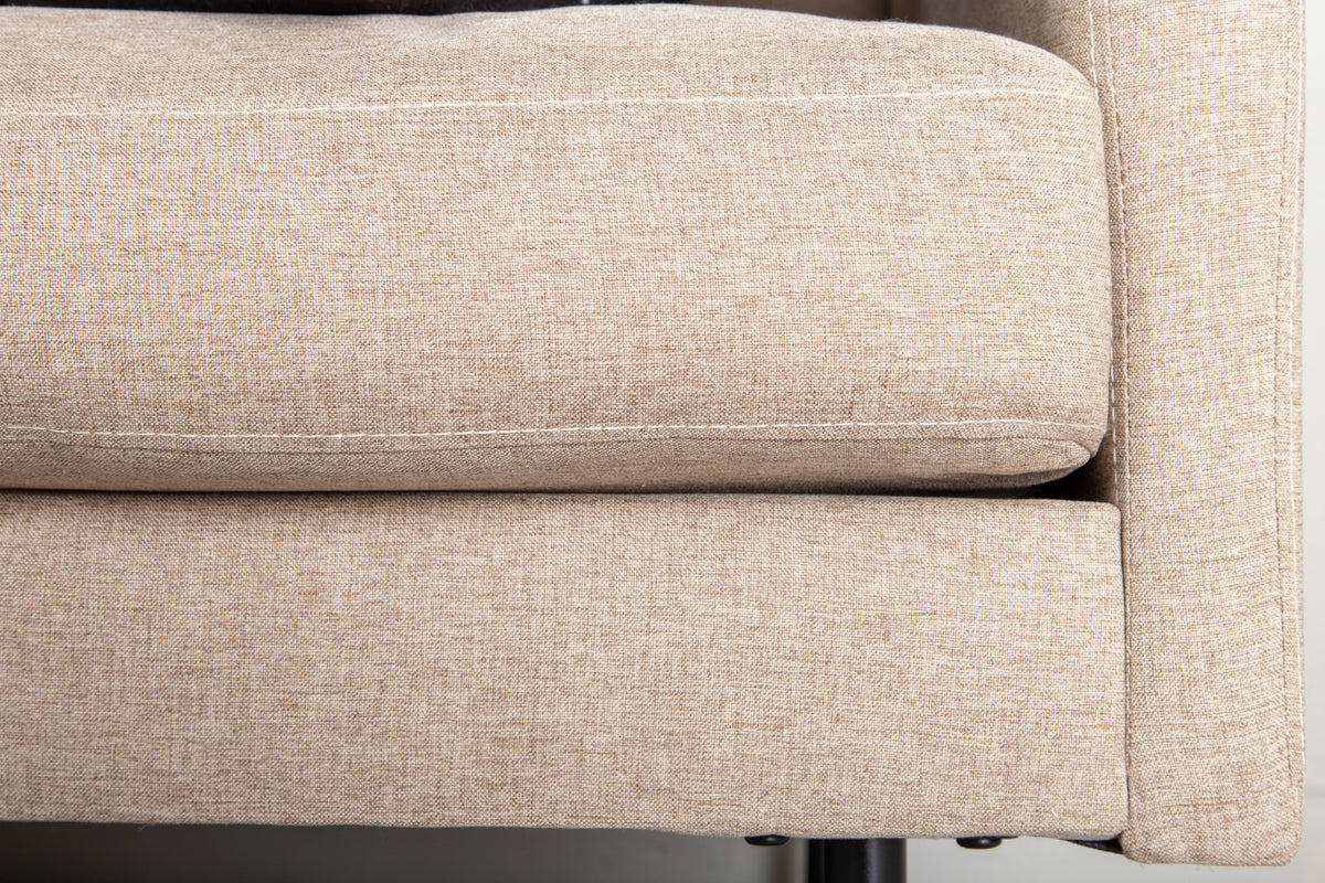 Zoom 2-sitssoffa, brun/beige