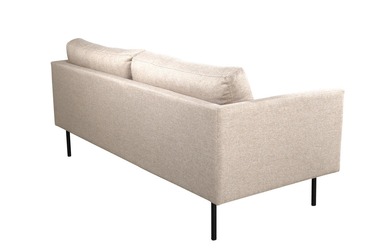 Zoom 2-sitssoffa, brun/beige