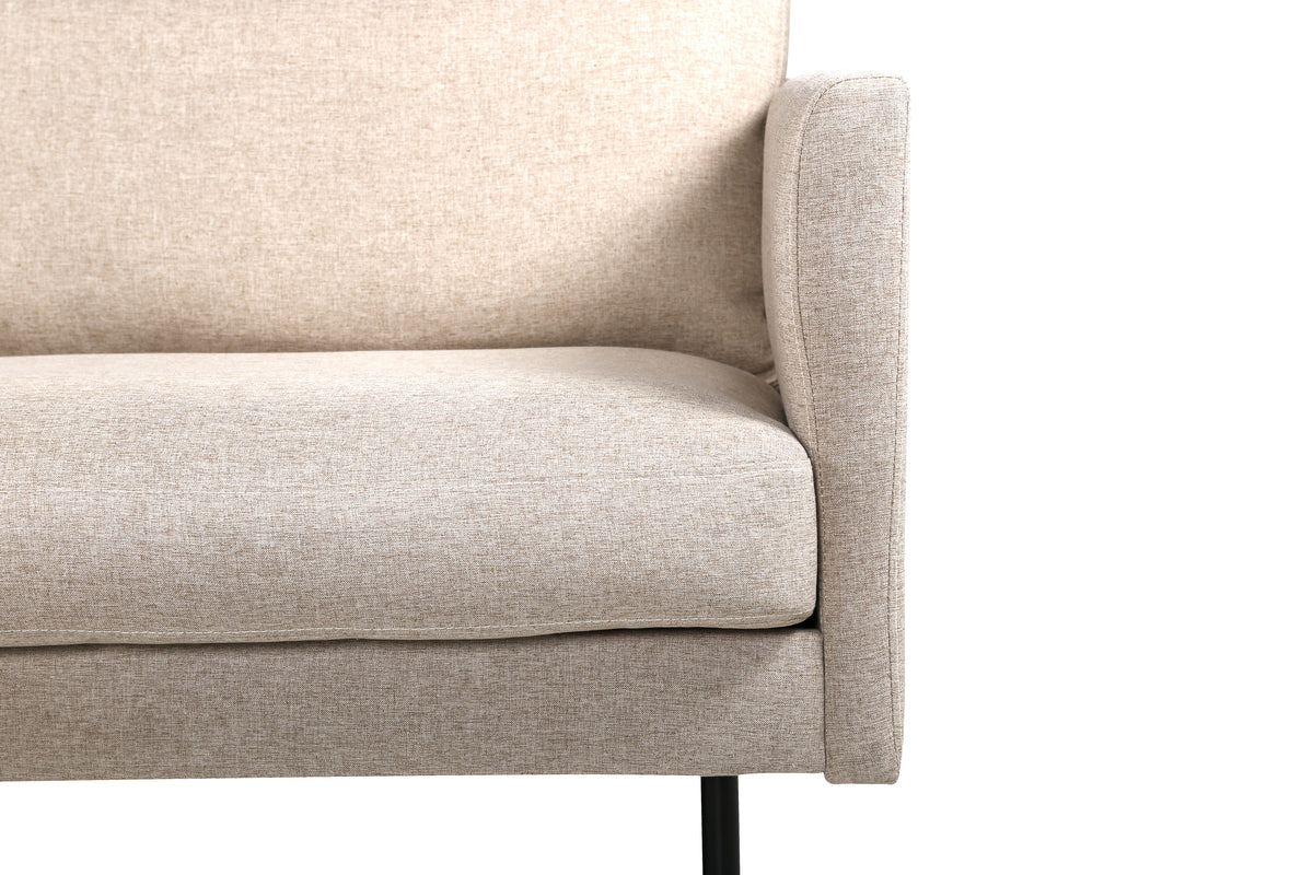 Zoom 2-sitssoffa, brun/beige