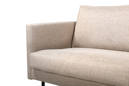 Zoom 2-sitssoffa, brun/beige