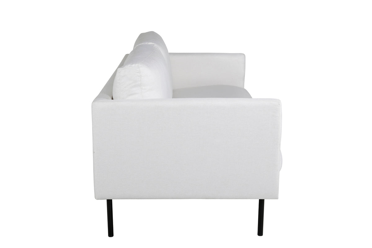 Zoom 2-sitssoffa, ljusbeige/vit