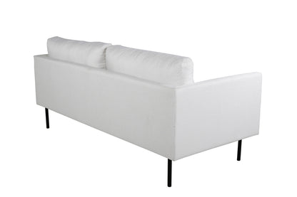 Zoom 2-sitssoffa, ljusbeige/vit