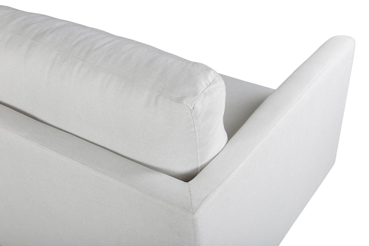Zoom 2-sitssoffa, ljusbeige/vit