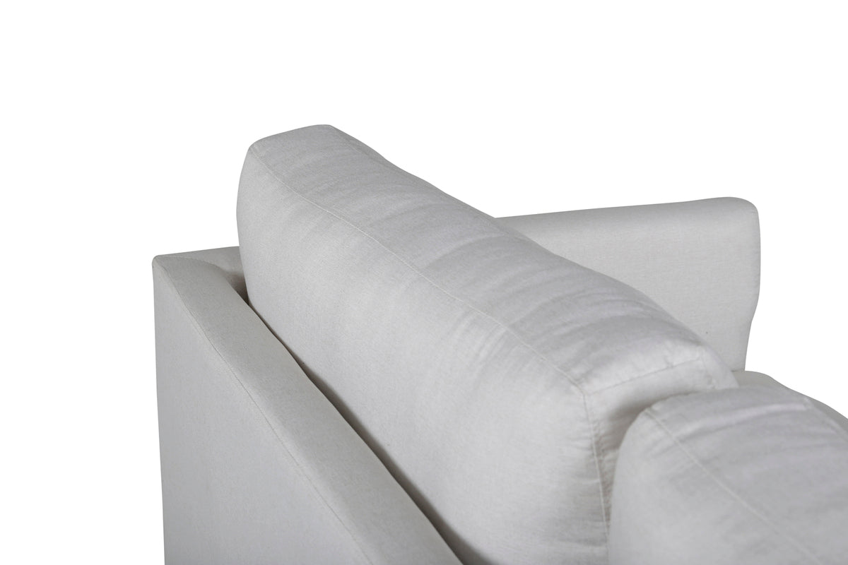 Zoom 2-sitssoffa, ljusbeige/vit