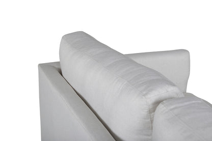Zoom 2-sitssoffa, ljusbeige/vit