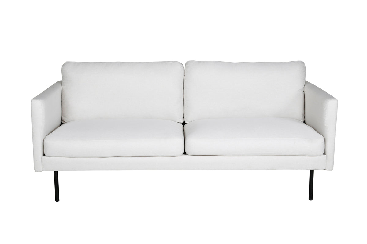 Zoom 2-sitssoffa, ljusbeige/vit