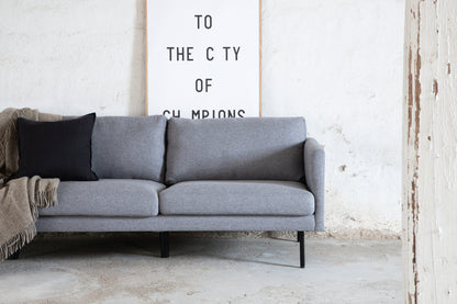 Zoom 3-sitssoffa, grå