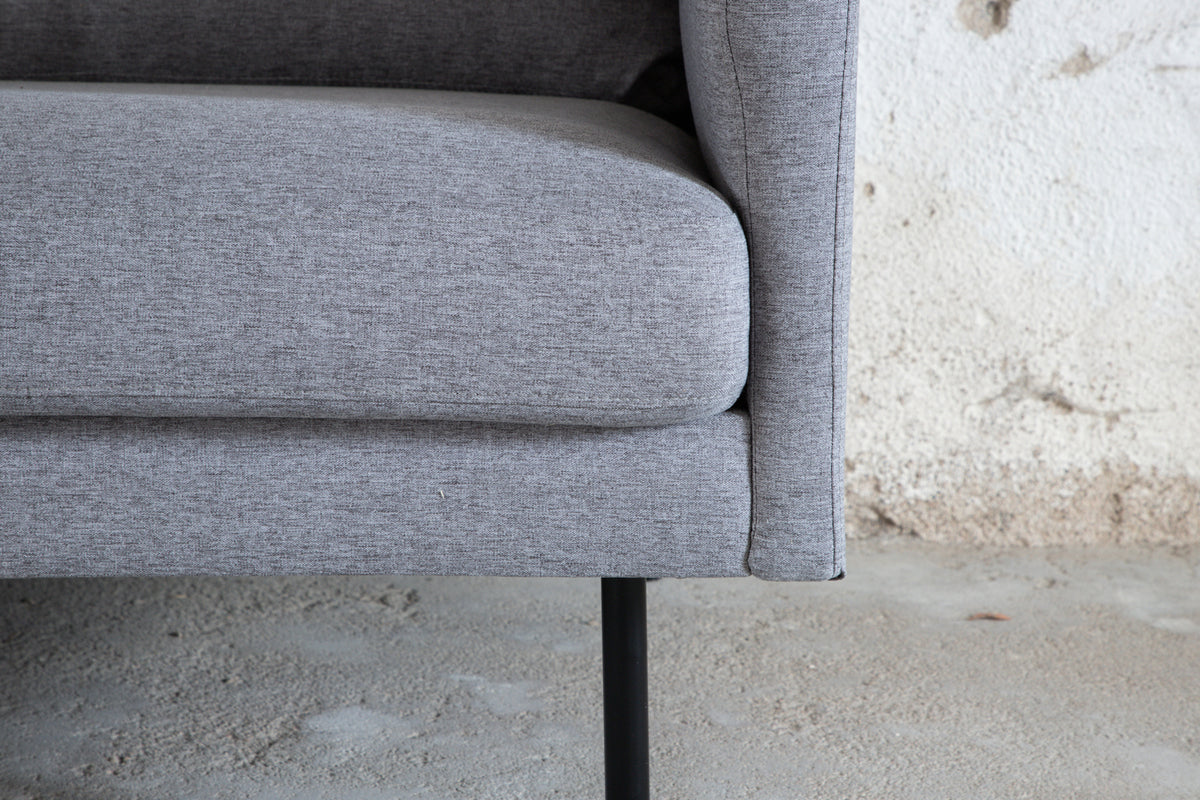 Zoom 3-sitssoffa, grå