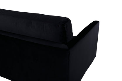 Zoom 3-sitssoffa, svart