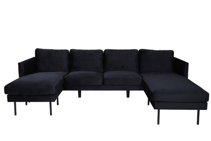 Zoom divansoffor, svart