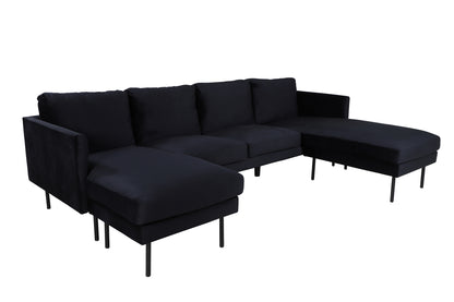 Zoom divansoffor, svart
