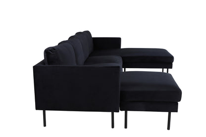 Zoom divansoffor, svart