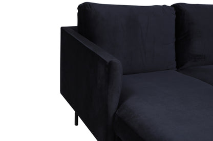 Zoom divansoffor, svart
